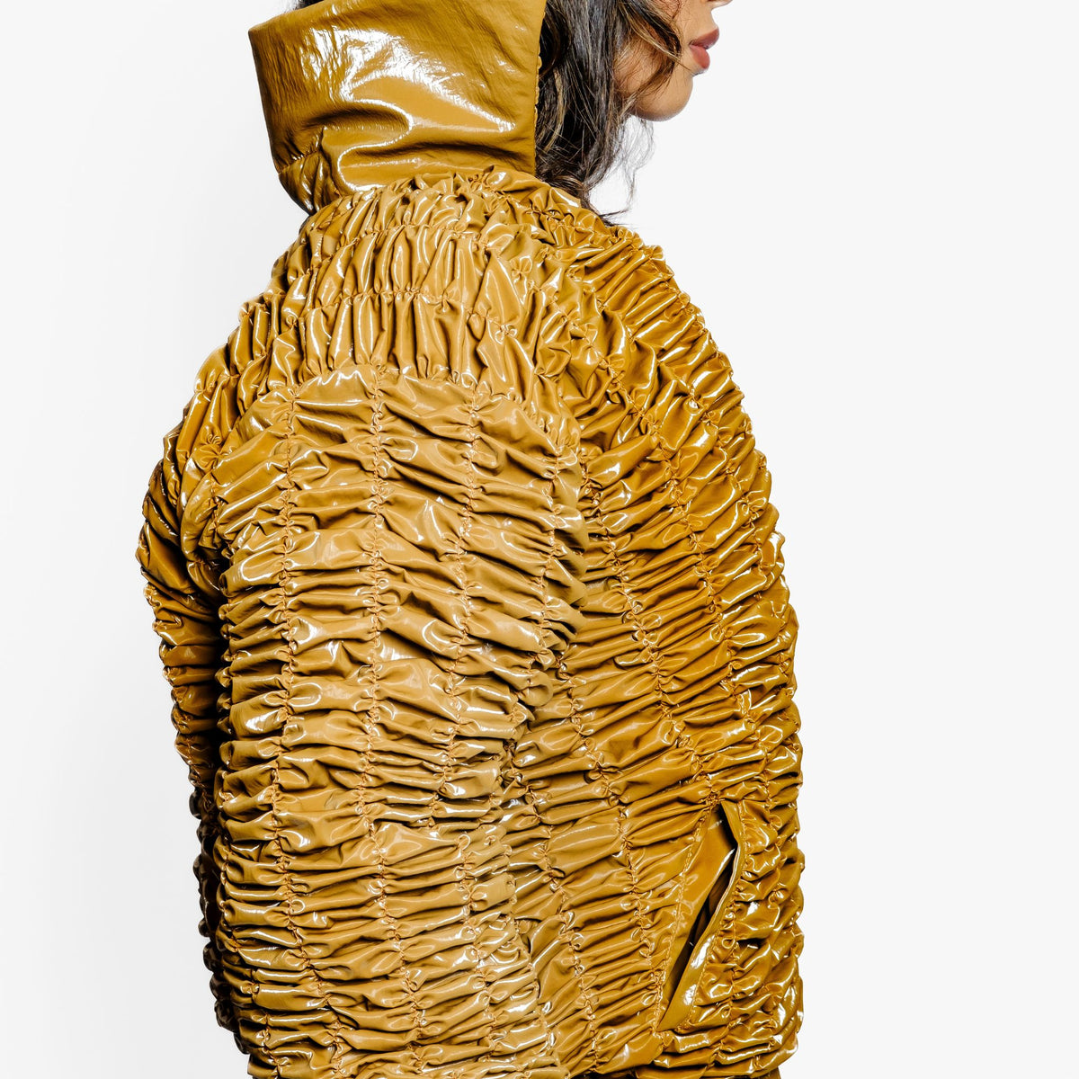 OTKUTYR - Y2K Bomber | Tan, buy at DOORS NYC