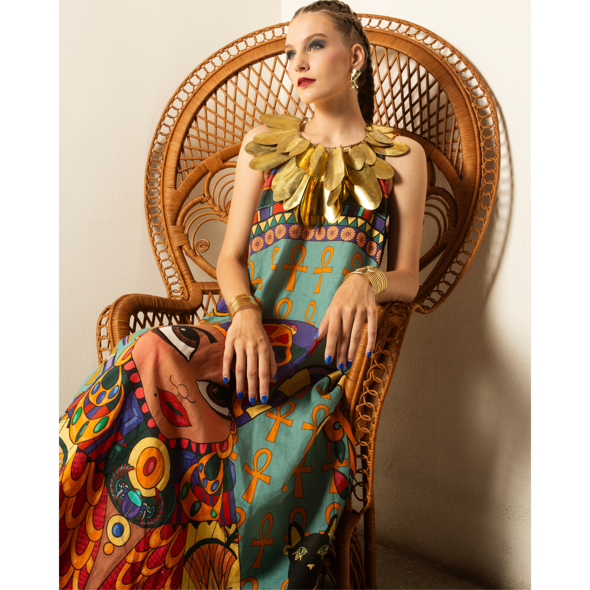 Flowing Sleeveless Maxi Dress