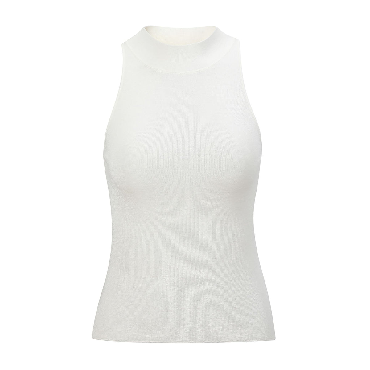 NUAJE NUAJE - Wool-silk Knit Tank | White, buy at DOORS NYC