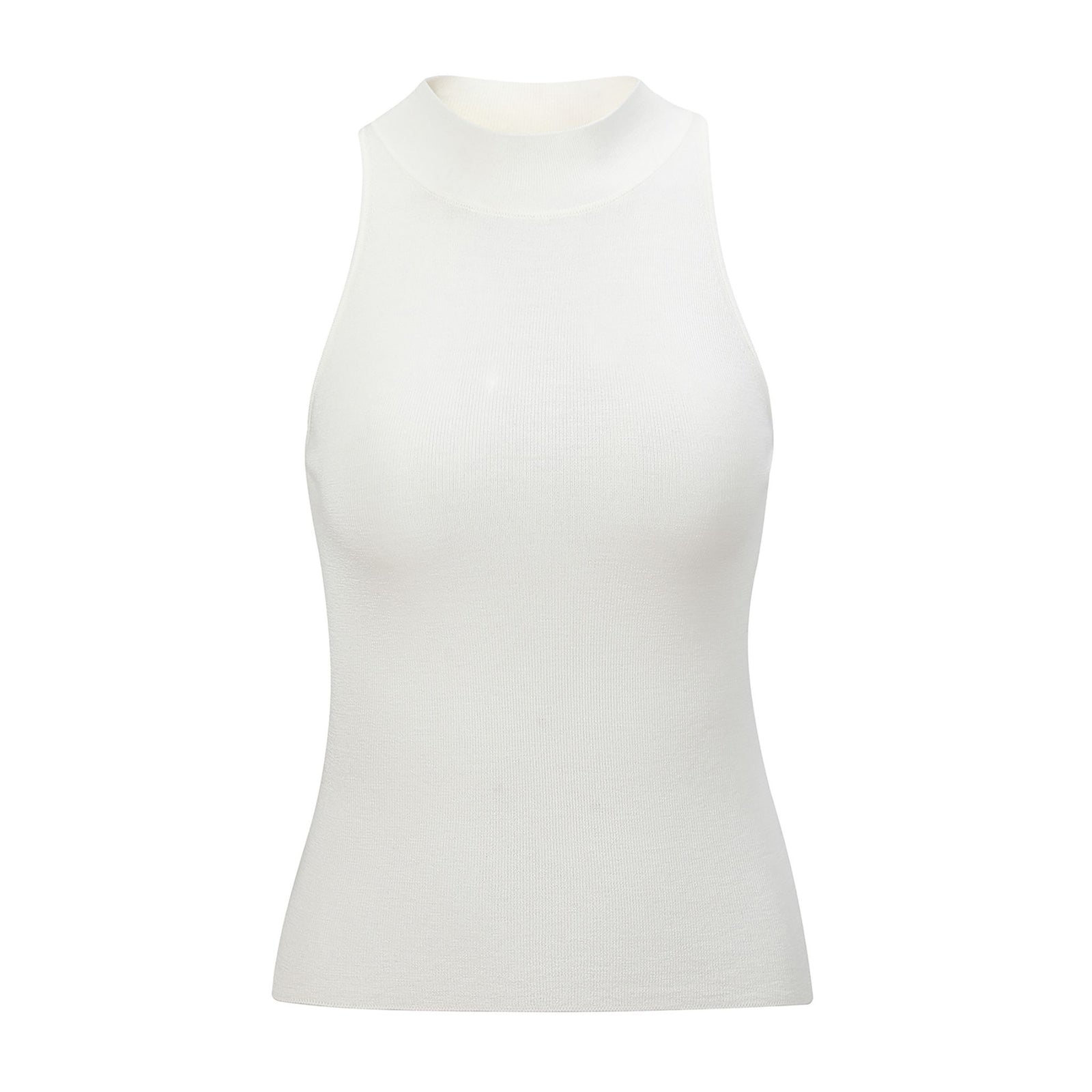 NUAJE NUAJE - Wool-silk Knit Tank | White, buy at DOORS NYC