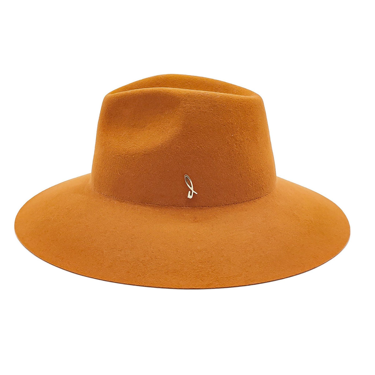 Curcuma Wide Brim Smooth Felt Drop Hat
