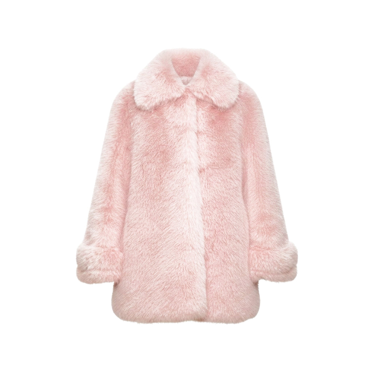 BASSIA - Leonor Snow Hare Faux Fur Coat, buy at DOORS NYC