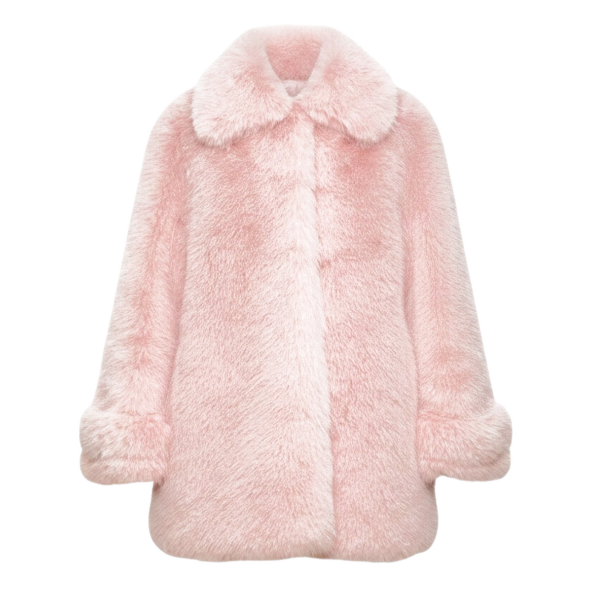 BASSIA - Leonor Snow Hare Faux Fur Coat, buy at DOORS NYC