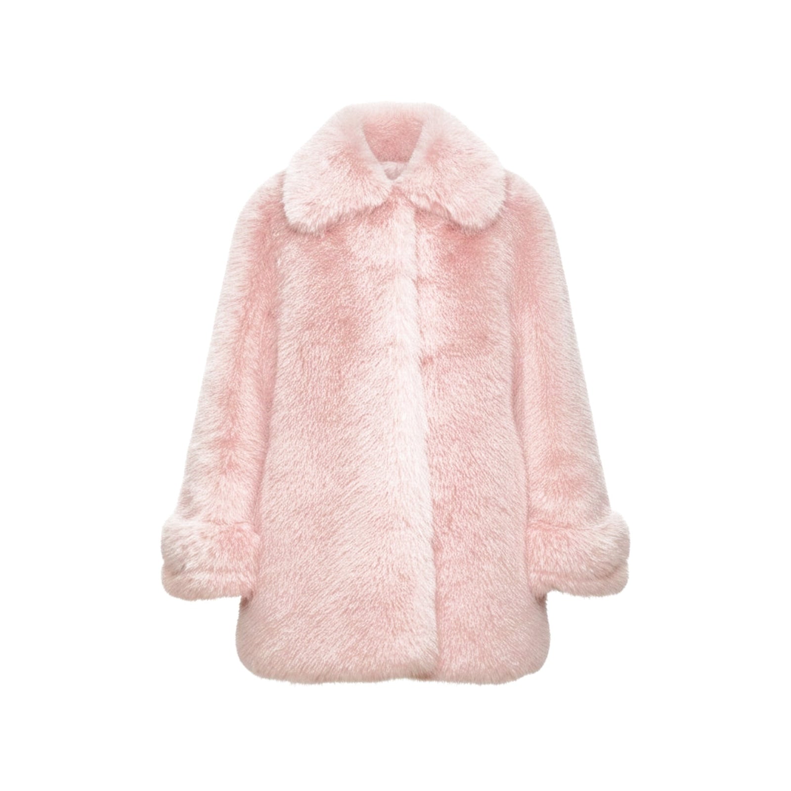 BASSIA - Leonor Snow Hare Faux Fur Coat, buy at DOORS NYC