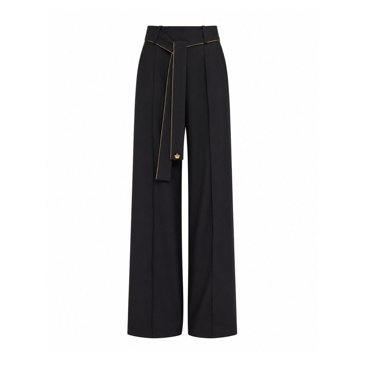 JULIA ALLERT black straight-leg trousers, product detail, buy at DOORS NYC