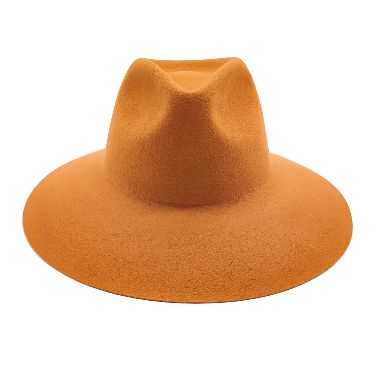 Curcuma Wide Brim Smooth Felt Drop Hat