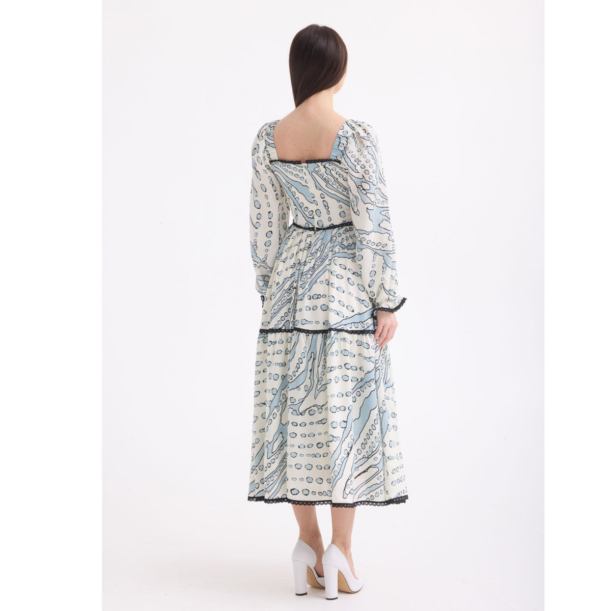 Long Sleeve Octavia Print Dress
