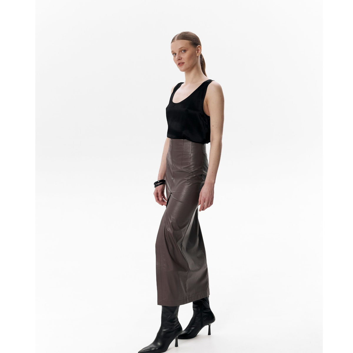 Brown AGENDA Skirt