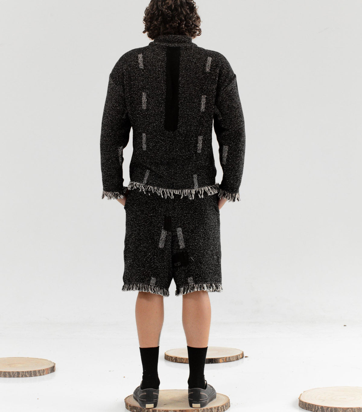 CLARA SON -Reminiscence Tapestry Shorts  , buy at DOORS NYC