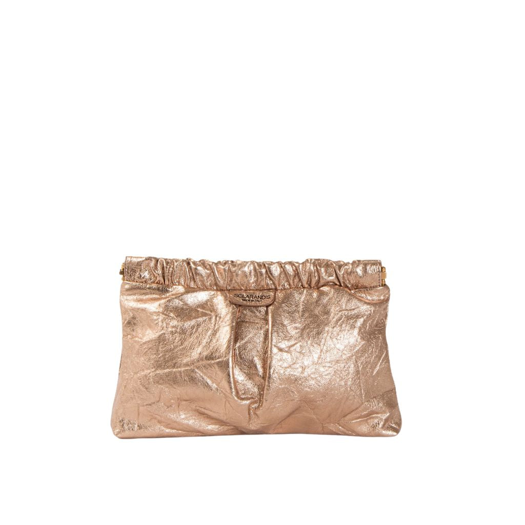 SCLARANDIS - Crinkled Nappa Clutch Bag, buy at DOORS NYC
