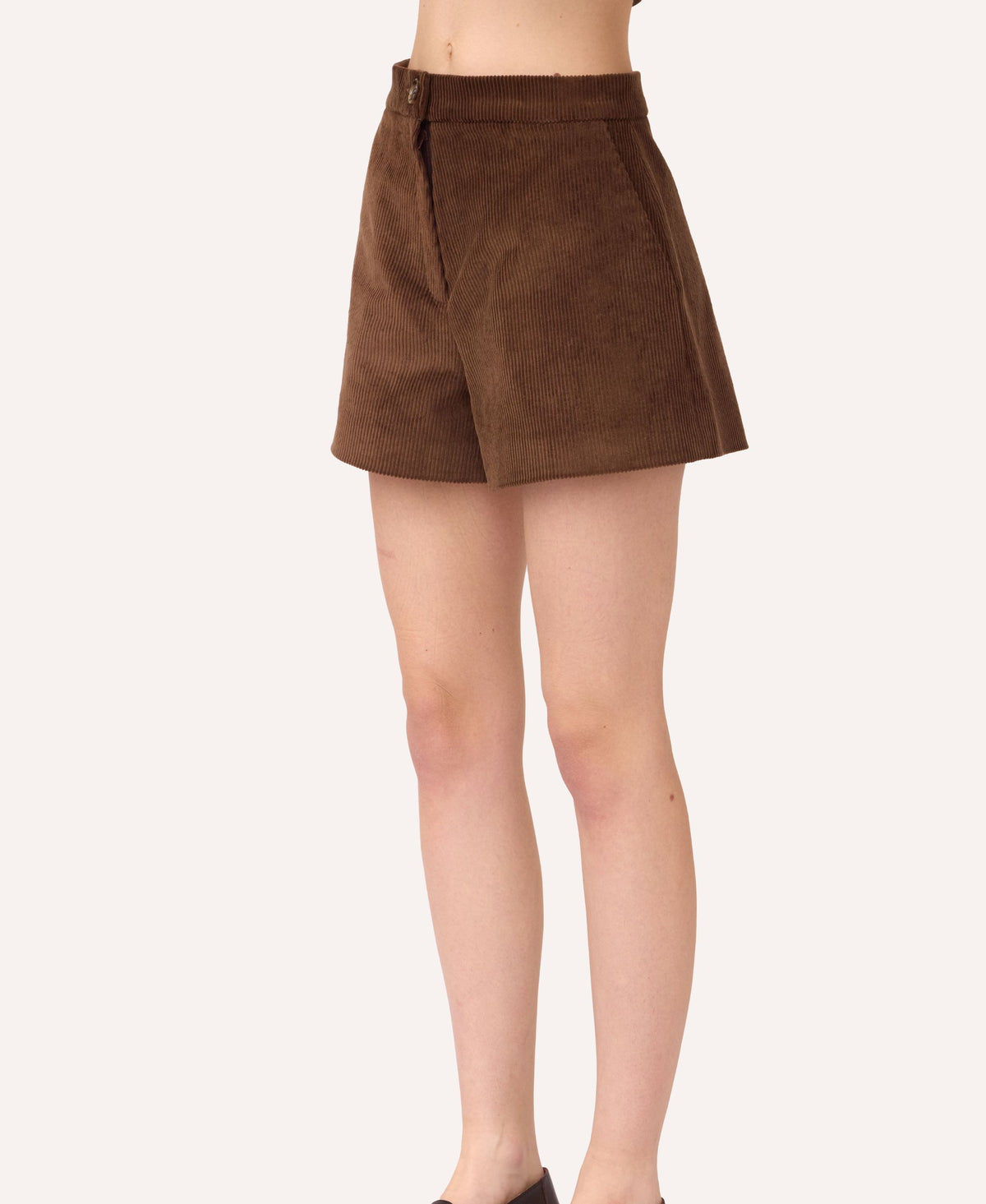 SOTROPA - Velvet Short| Brown at DOORS NYC PR showroom