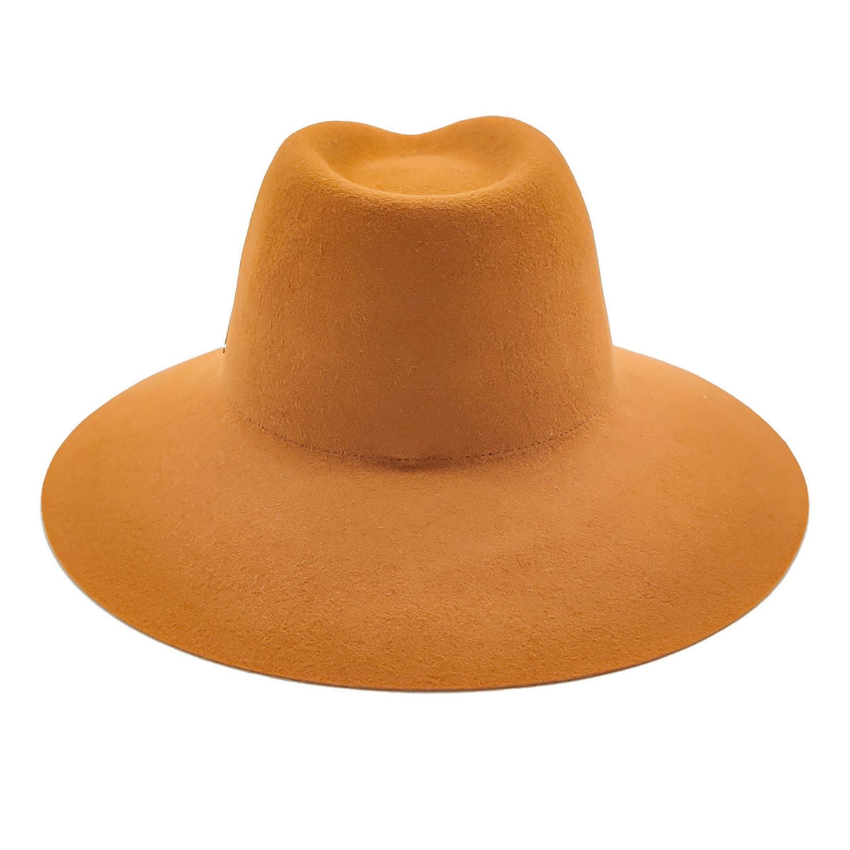Curcuma Wide Brim Smooth Felt Drop Hat