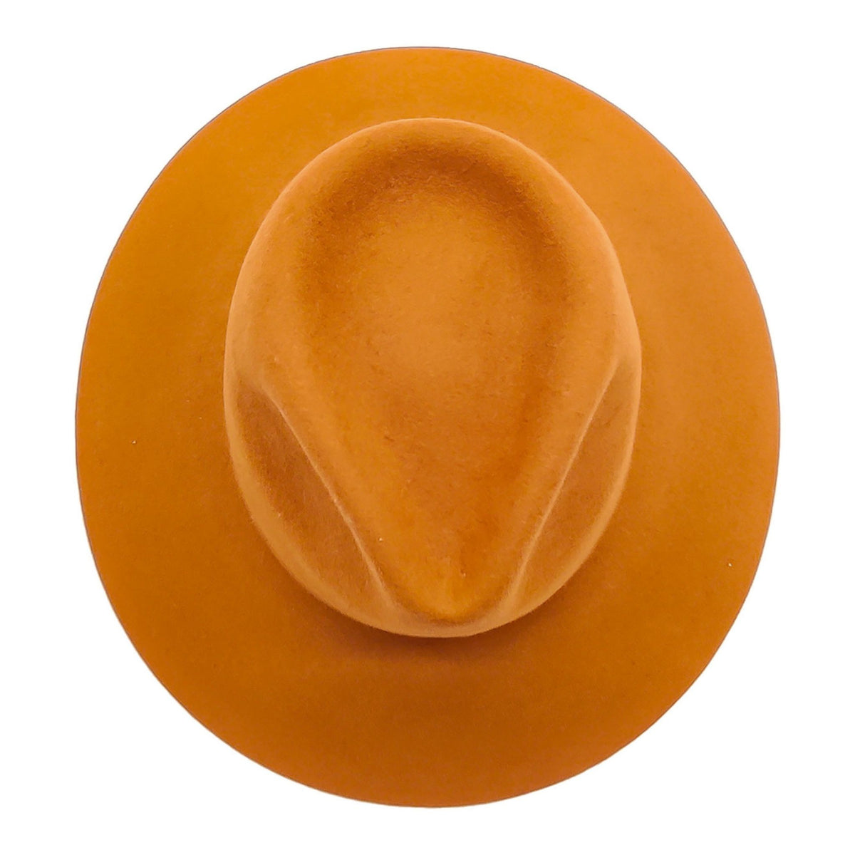 Curcuma Wide Brim Smooth Felt Drop Hat