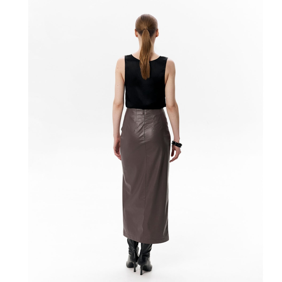 Brown AGENDA Skirt