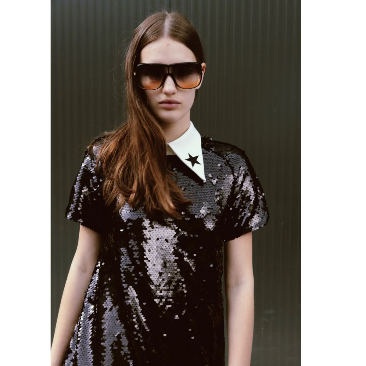 Sequin Evening Gown | Black