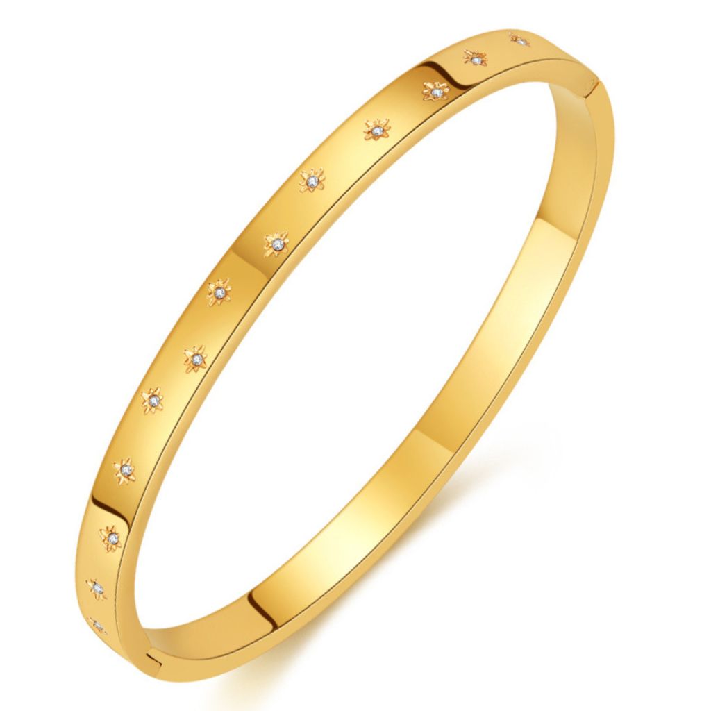 CELOVIS -  Starry Band Bangle | Gold, buy at DOORS NYC