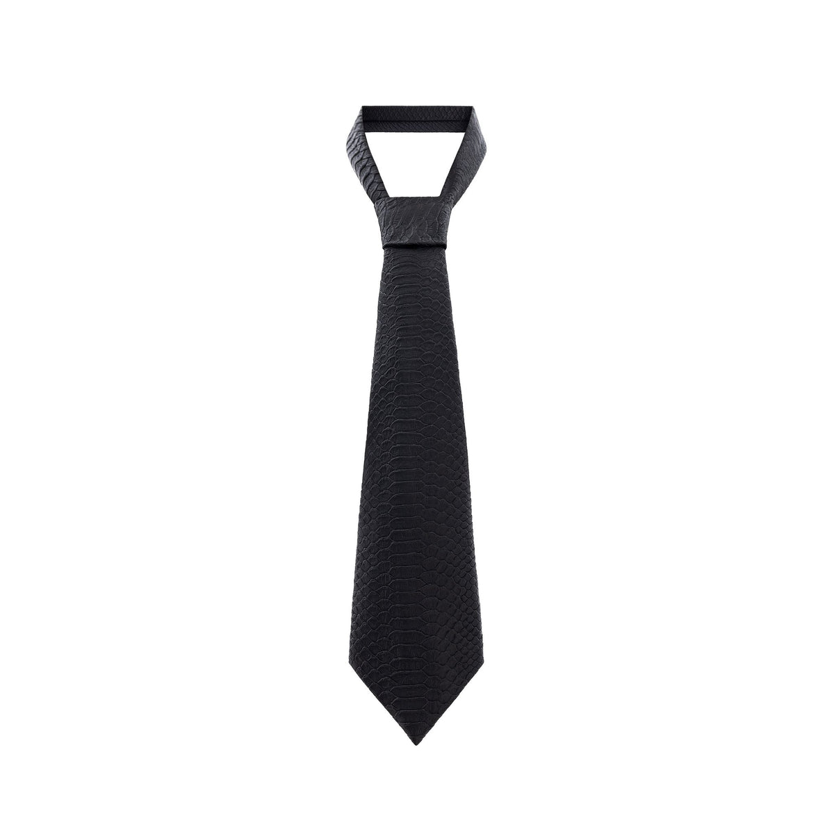 DAR ANN STUDIO - CROC Tie | Black, buy at DOORS NYC