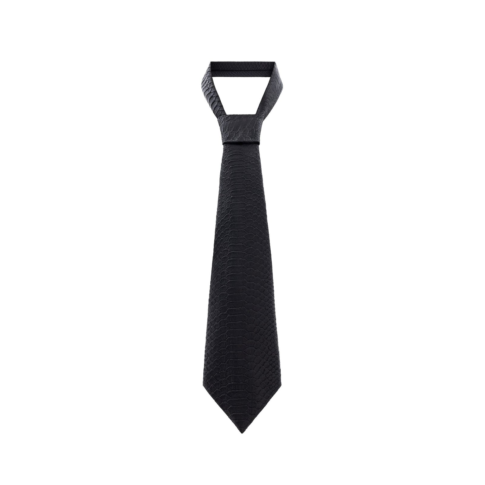 DAR ANN STUDIO - CROC Tie | Black, buy at DOORS NYC