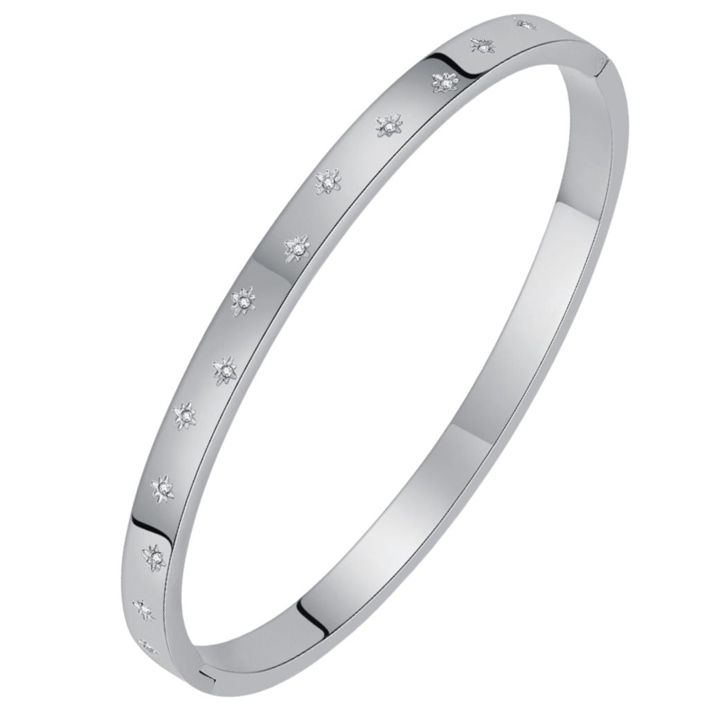 CELOVIS -  Starry Band Bangle | Silver, buy at DOORS NYC