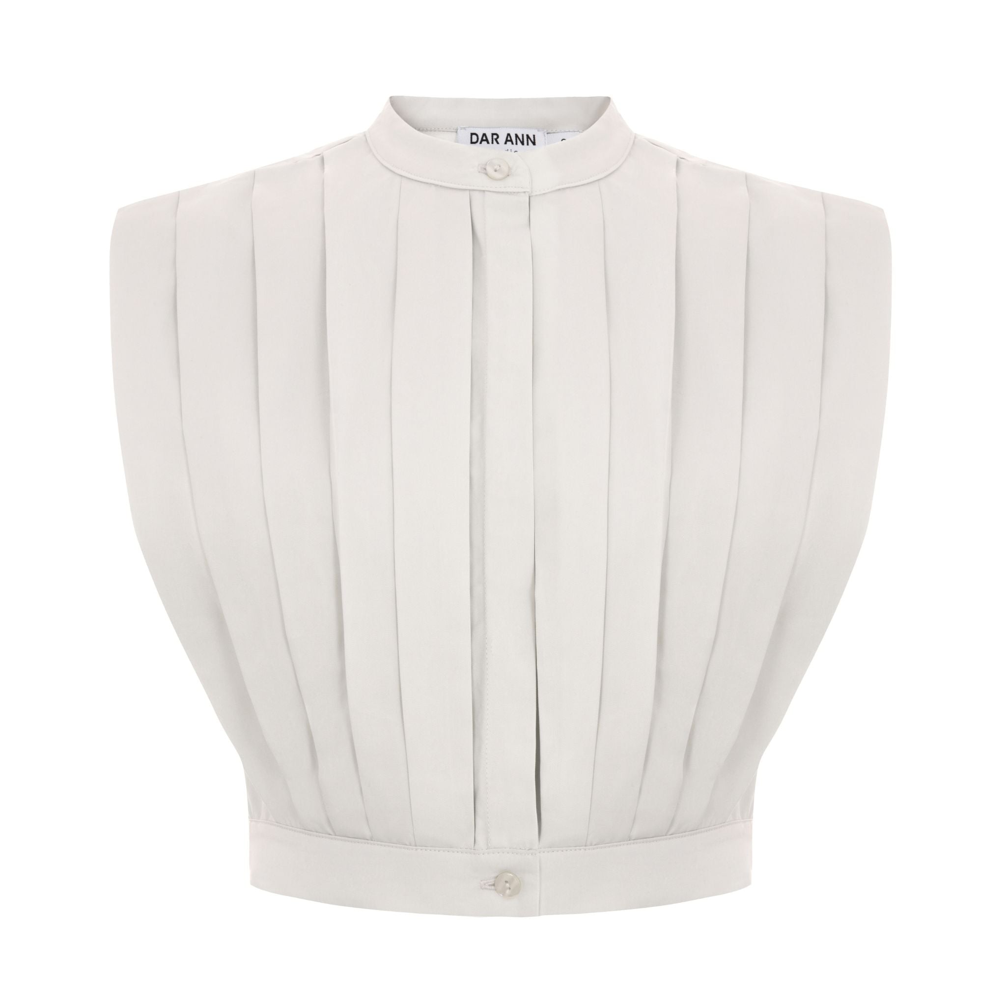 DAR ANN STUDIO - SHELLFISH Top | Gray  , buy at DOORS NYC