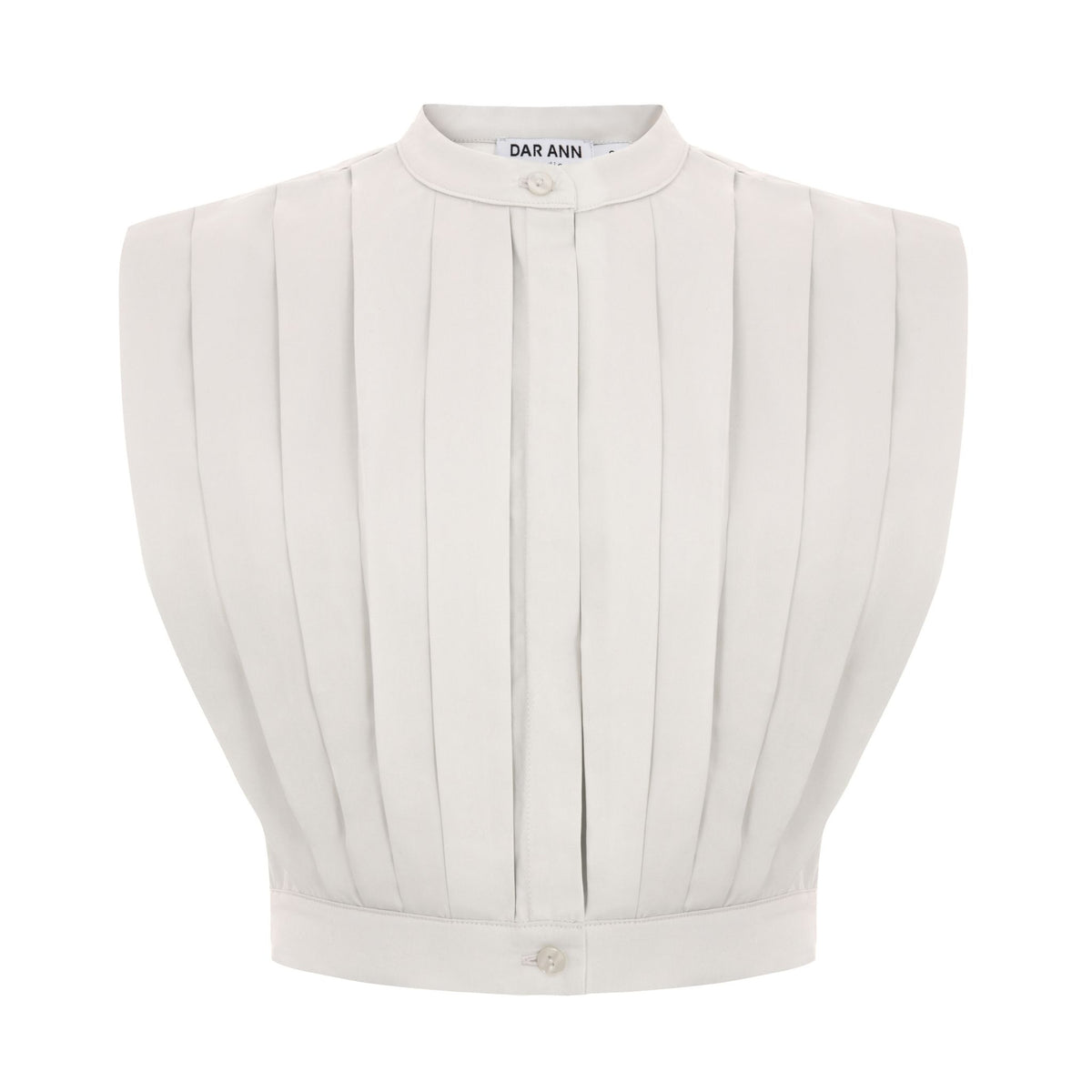 DAR ANN STUDIO - SHELLFISH Top | Gray  , buy at DOORS NYC