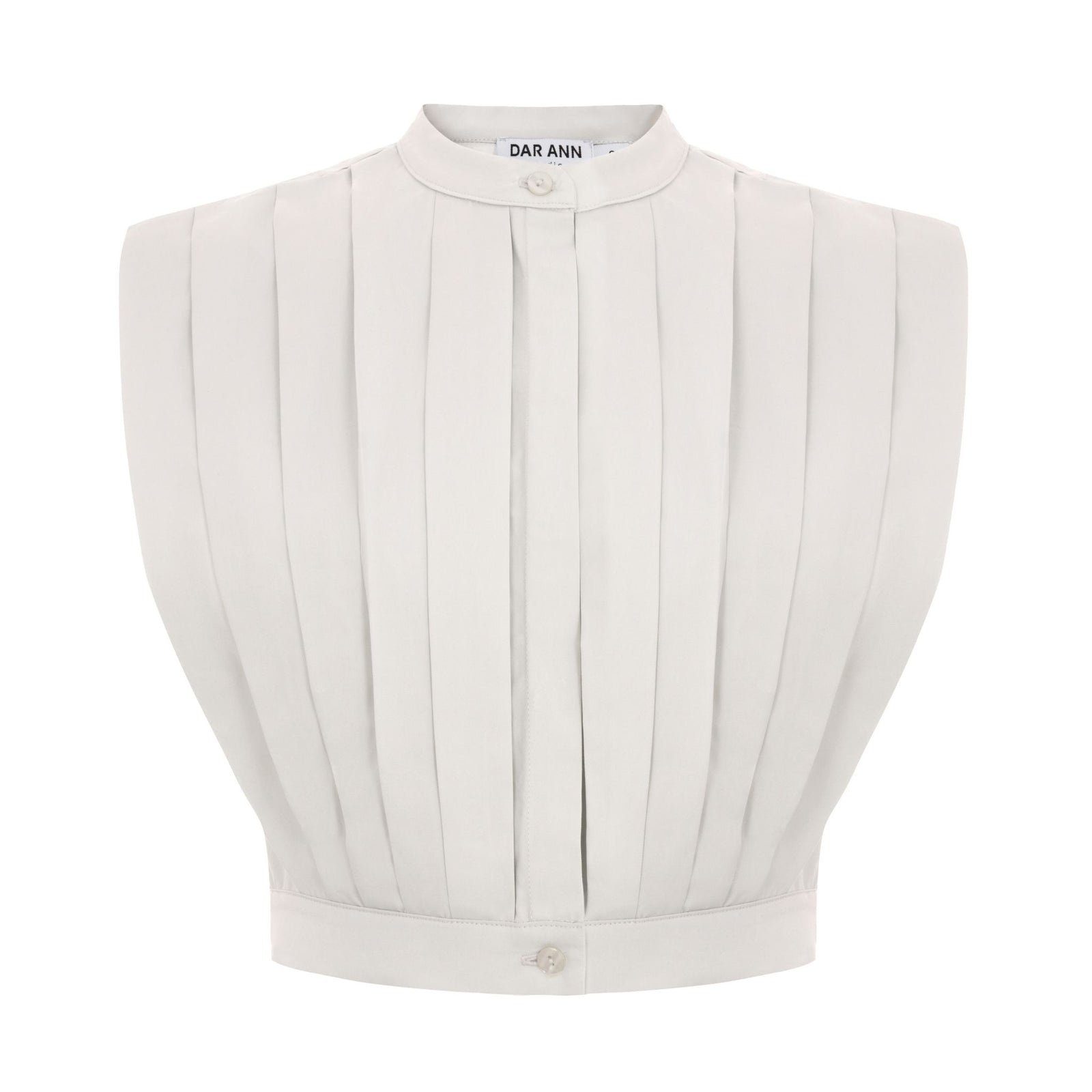 DAR ANN STUDIO - SHELLFISH Top | Gray  , buy at DOORS NYC