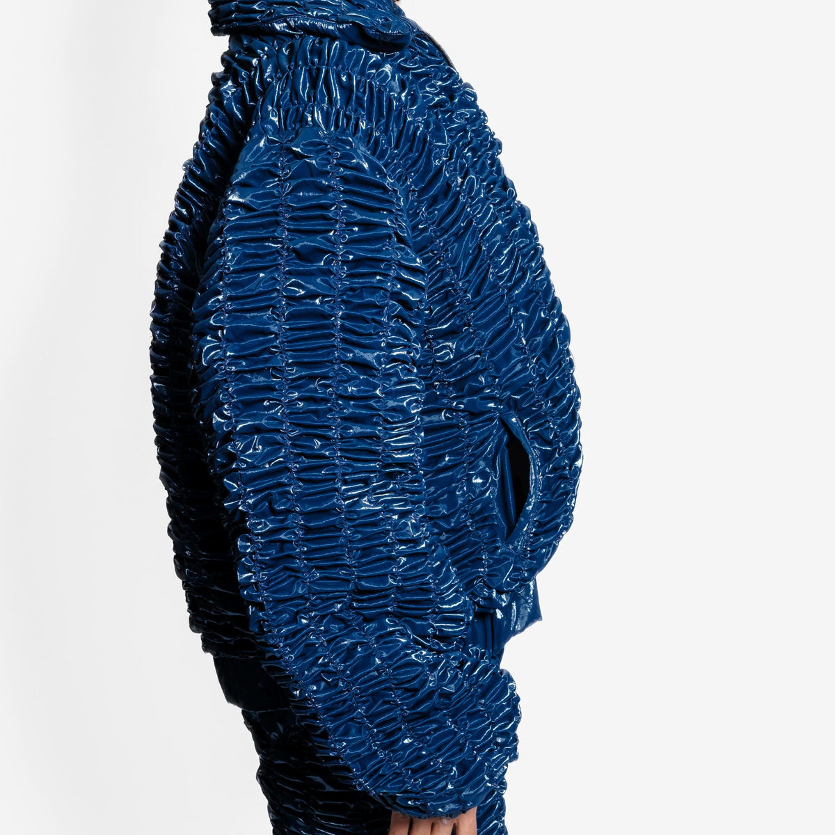 OTKUTYR - Y2K Bomber | Navy, buy at DOORS NYC