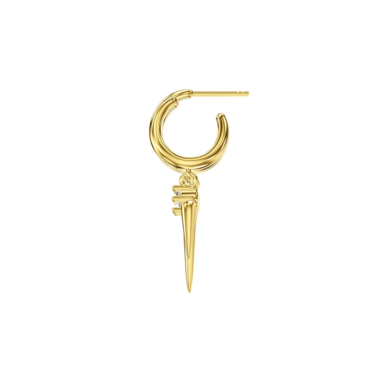 ZHUO - Talon Earrings Gold, buy at DOORS NYC