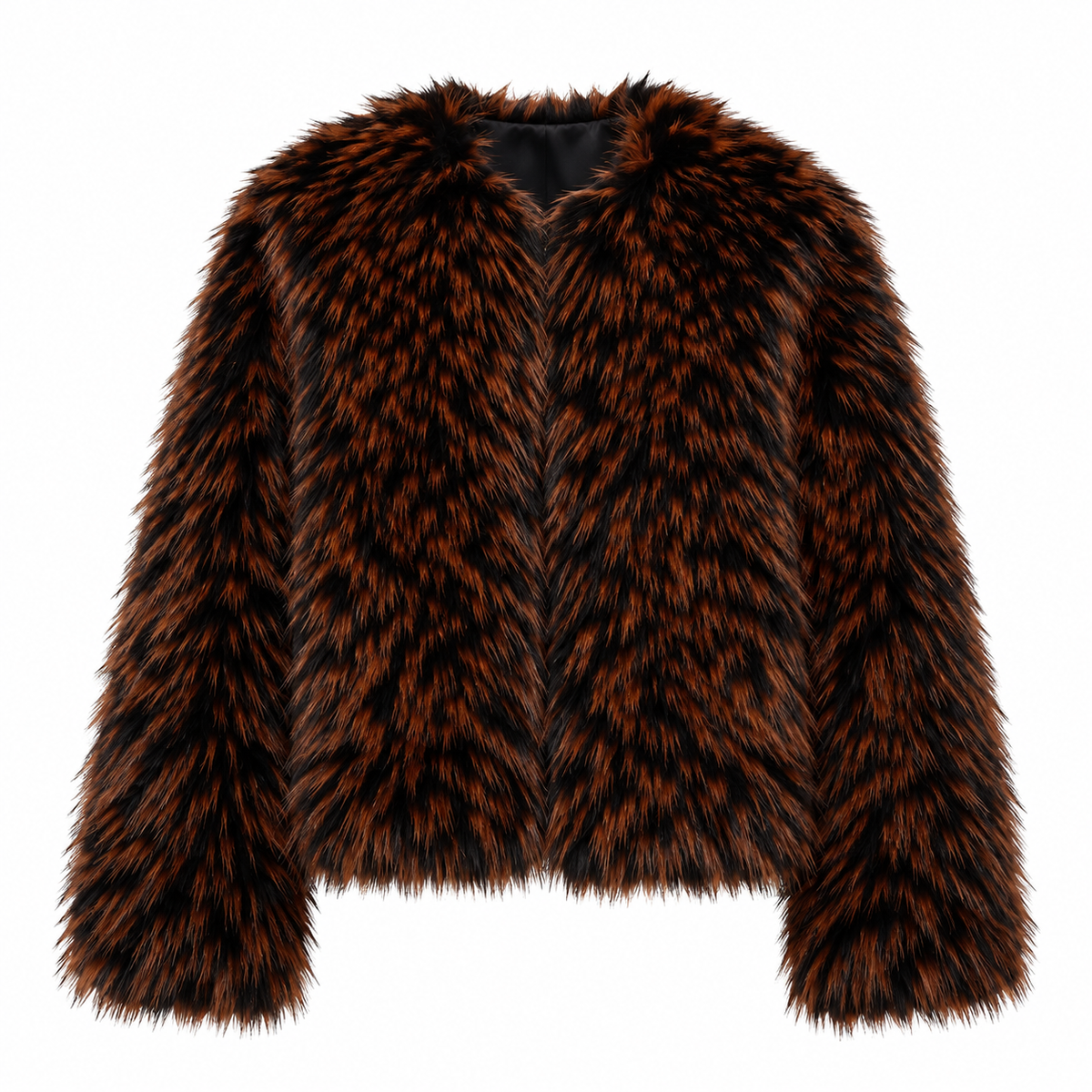 Gilda Bronze Raccoon Faux Fur Bomber | PR Sample