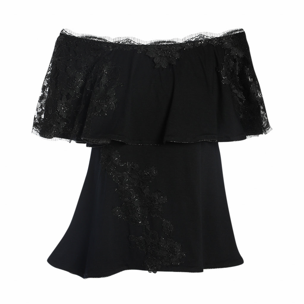 OTKUTYR - Off Shoulder Black Top, buy at DOORS NYC