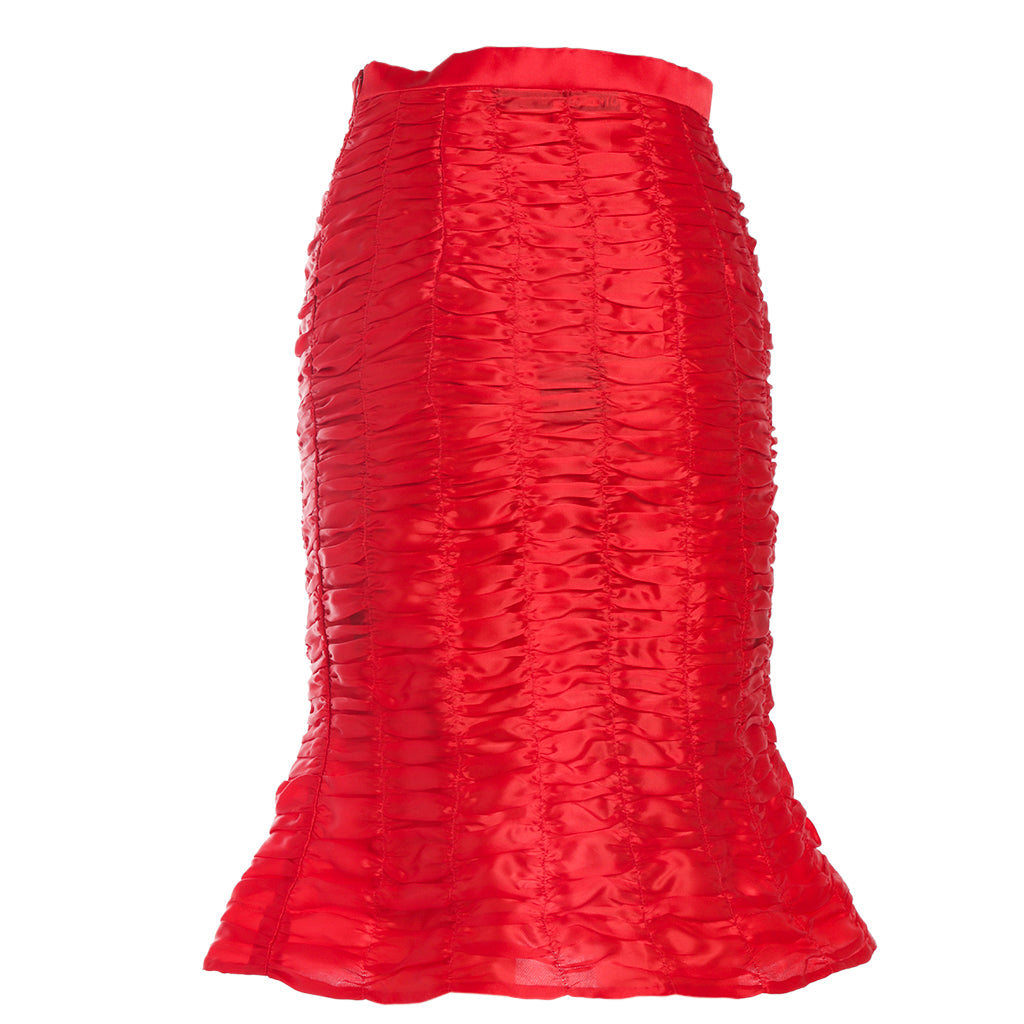 OTKUTYR -Red Poppy Skirt, buy at DOORS NYC