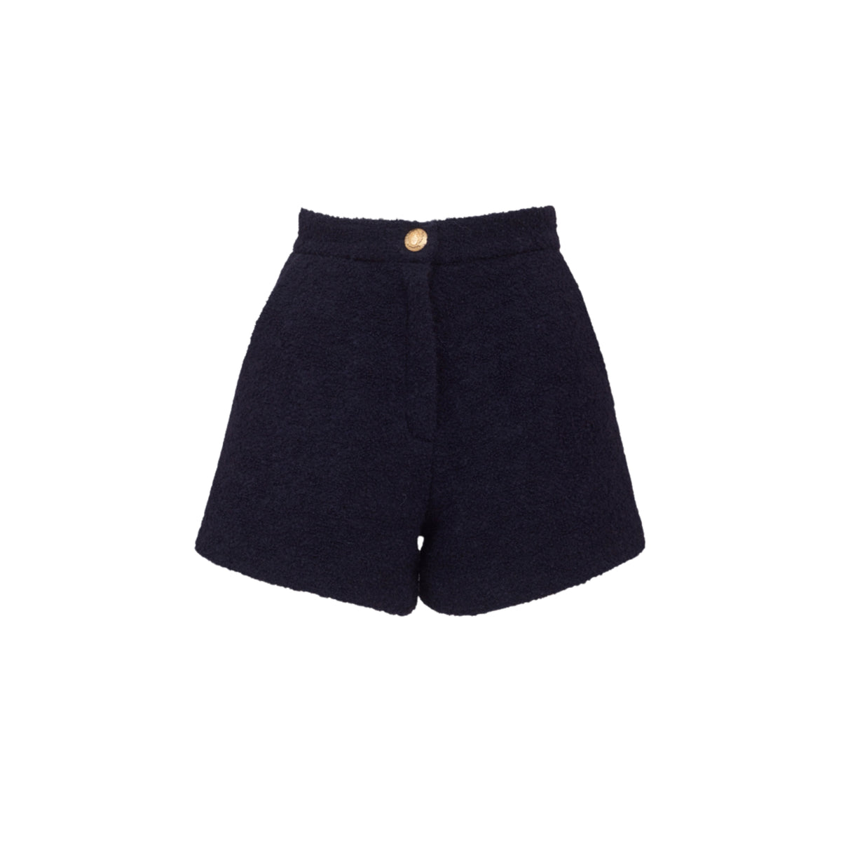 SOTROPA - Blue Tweed Shorts, PR Sample at DOORS NYC PR showroom