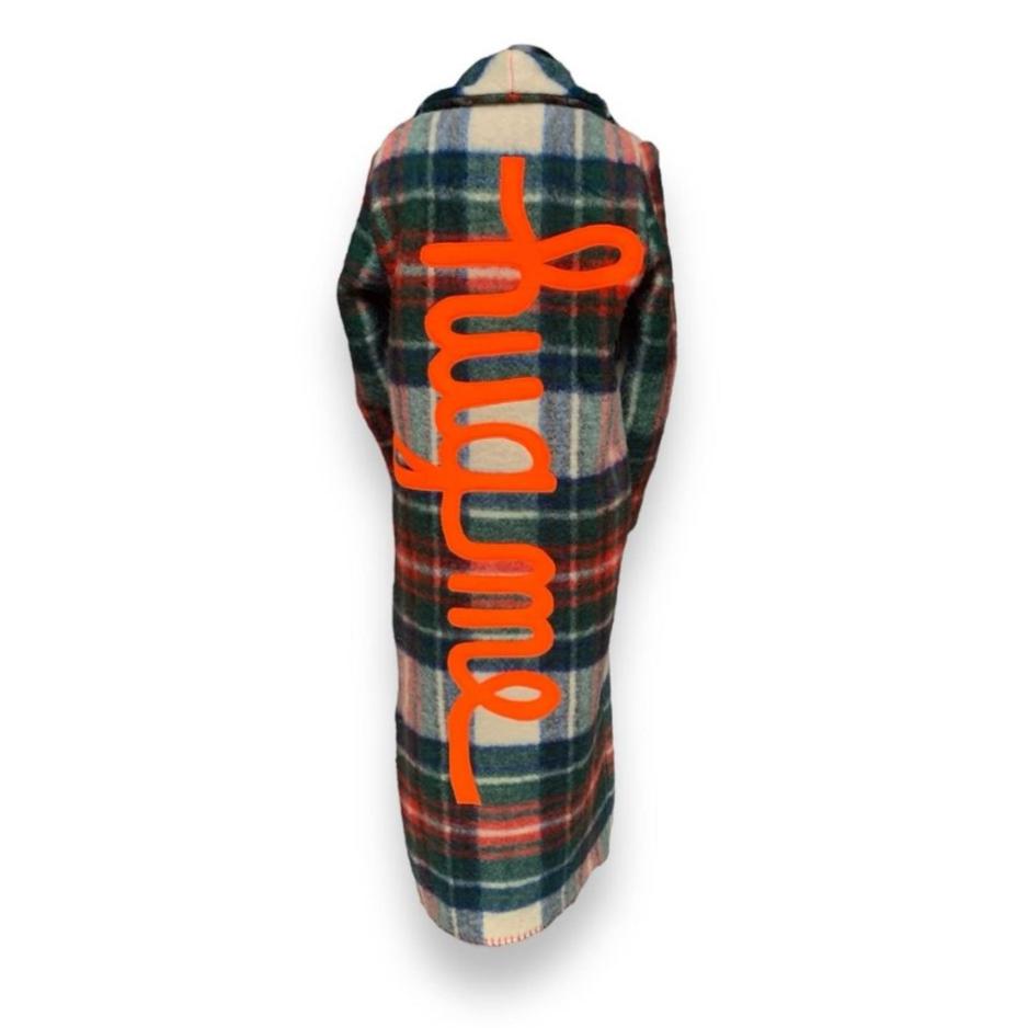 STUDIO WUNDERBAR - Tartan Hug Me Coat, buy at DOORS NYC