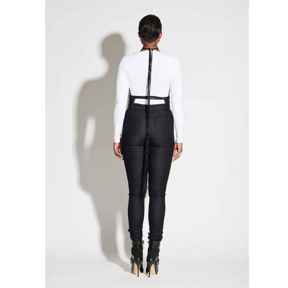 Button Fly Skinny Jeans