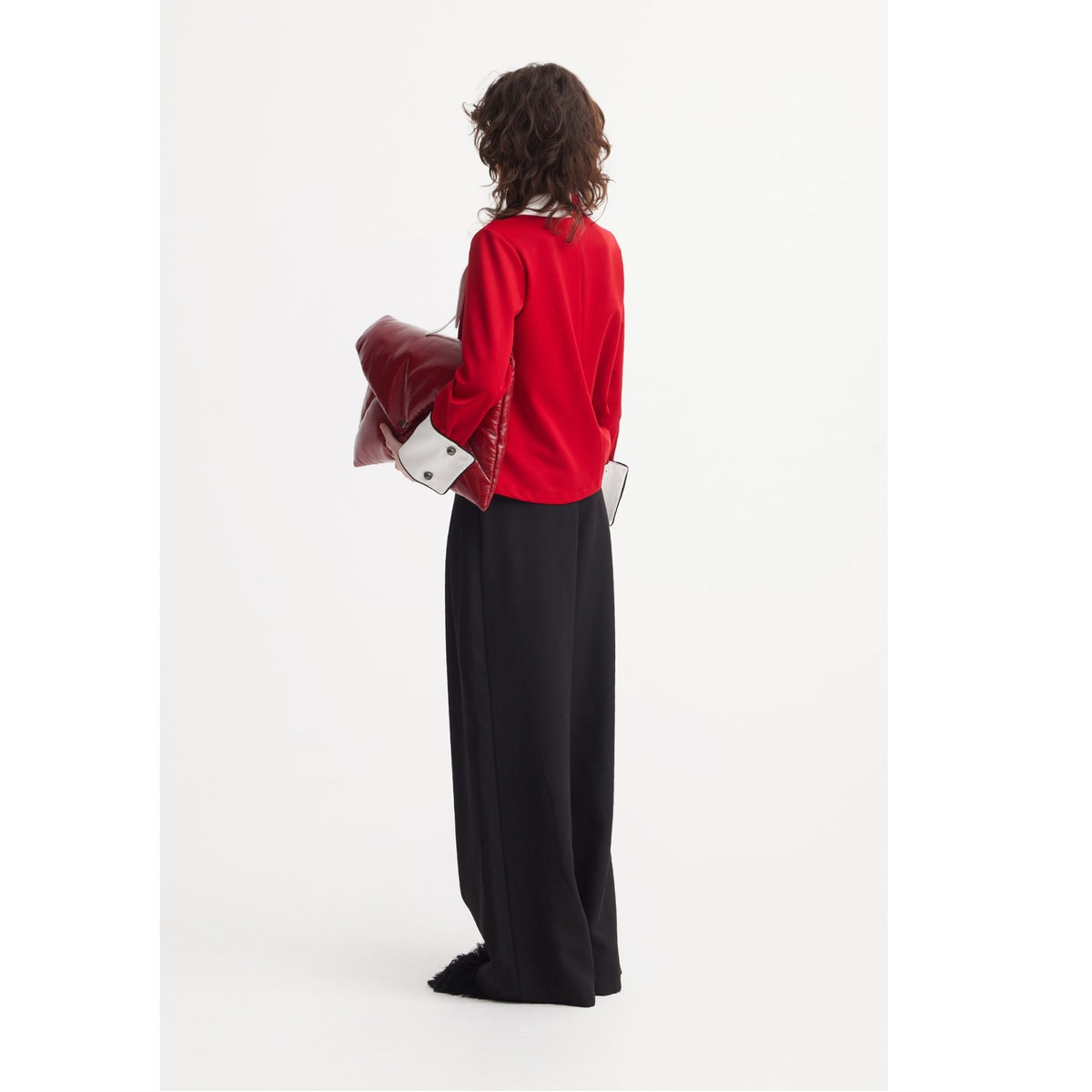 Formal Wide Leg Palazzo Trousers | Black