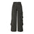 PRIVATE POLICY - Wide Leg Puffy Pocket Denim Pants at DOORS NYC