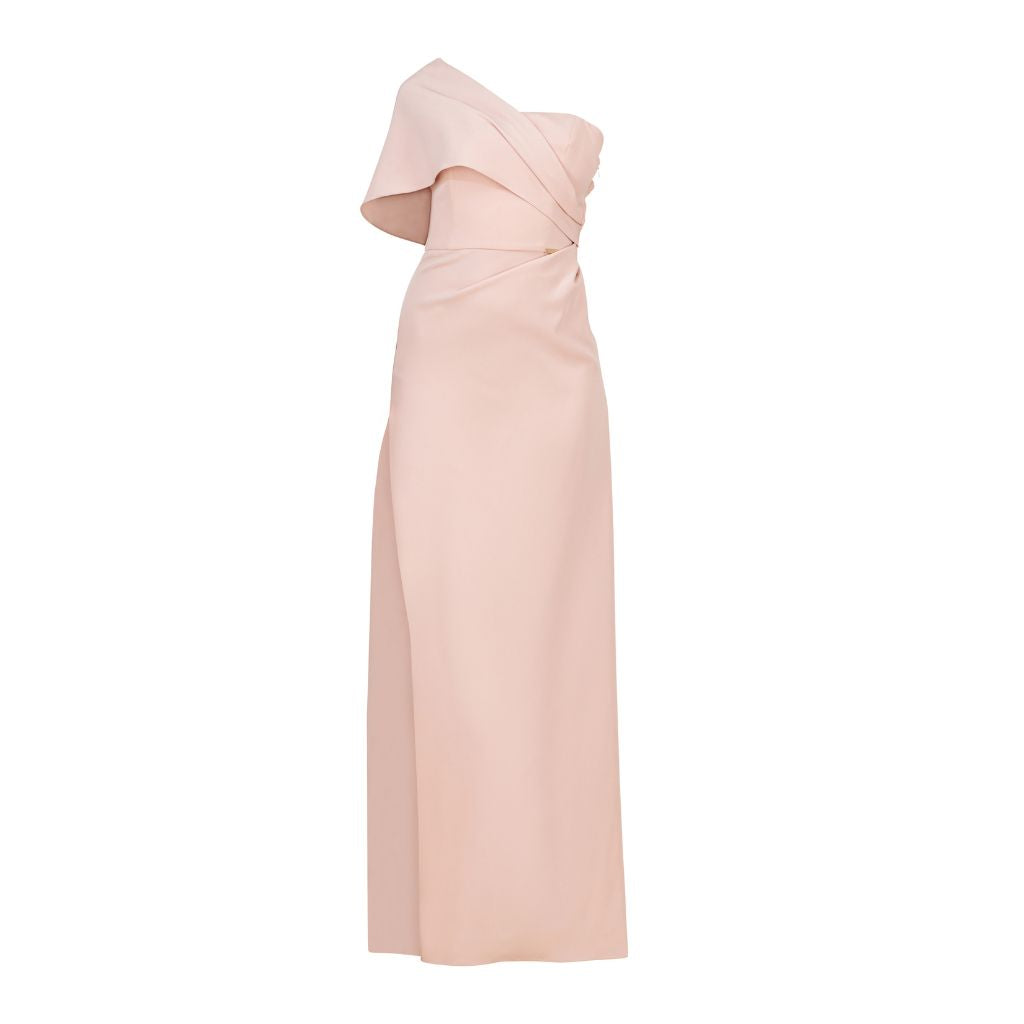 KAIANE DESIGNS - Regal Asymmetry Dress | Pink at DOORS NYC