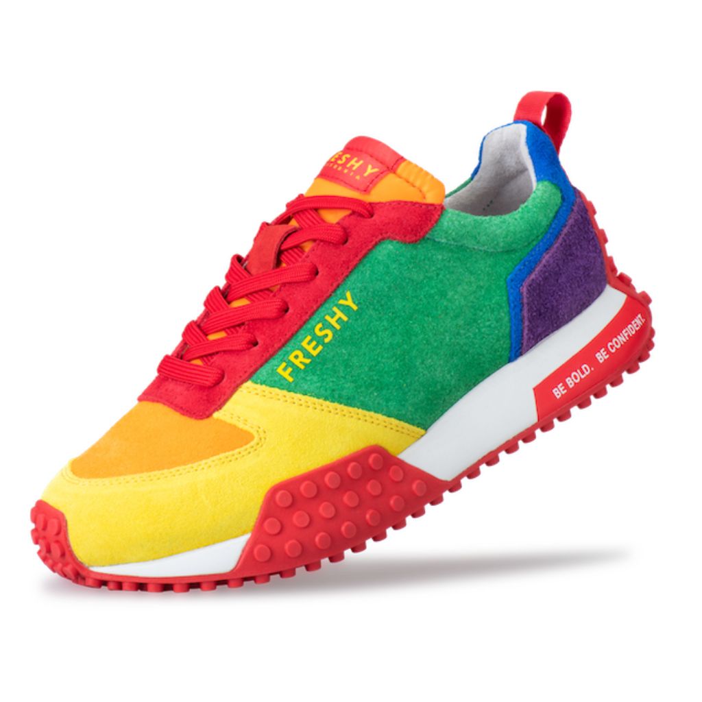 FRESHY - Smoove Men's Rainbow Trainers, buy at DOORS NYC