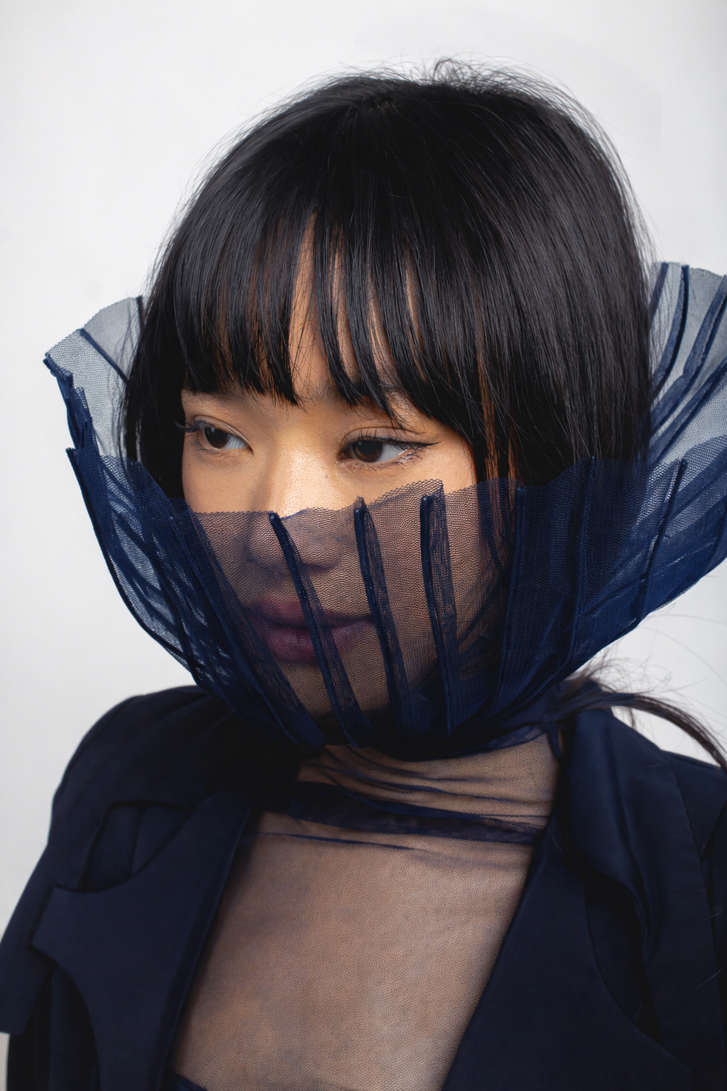 Peplum Style Jacket | Blue