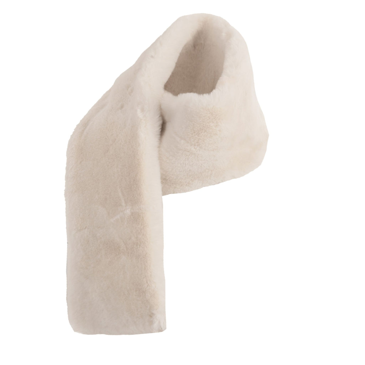 Fur Maxi Coat With Shawl Collar