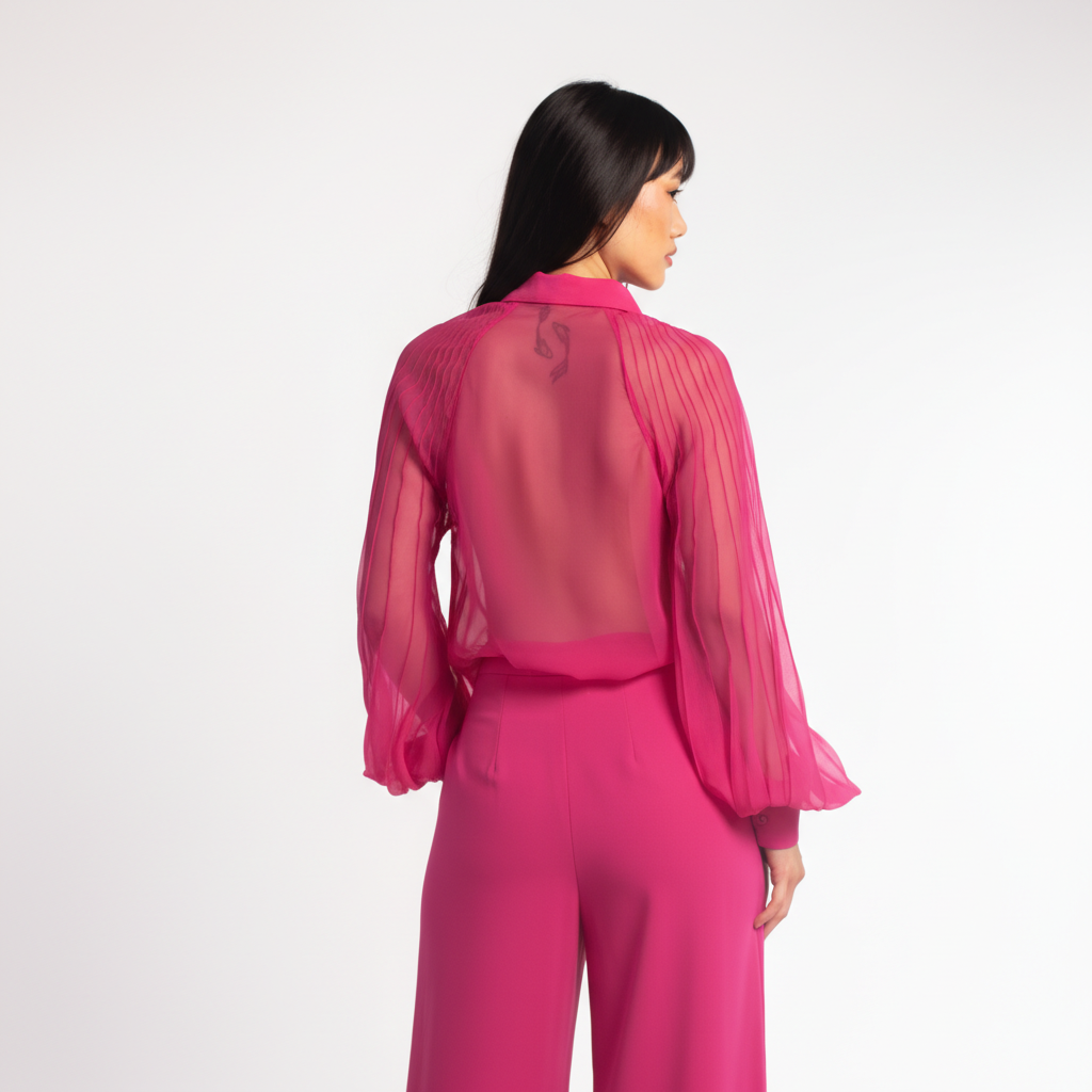 Flared Trousers | Pink