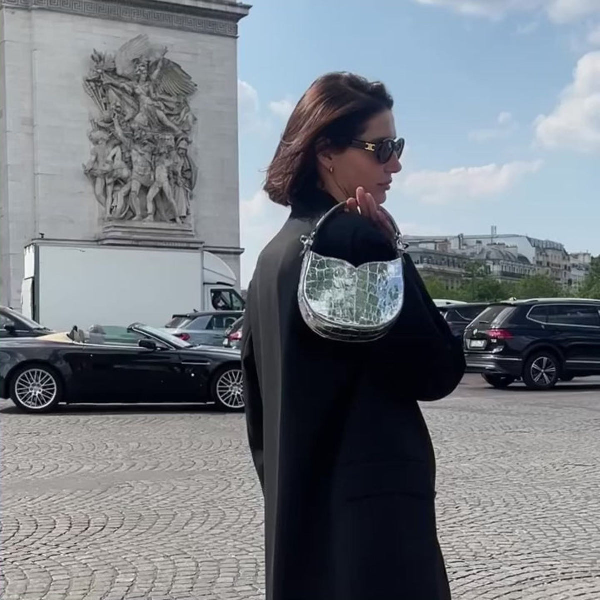 VIKELE STUDIO - Maria Mini Bag | Silver, buy at doors. nyc