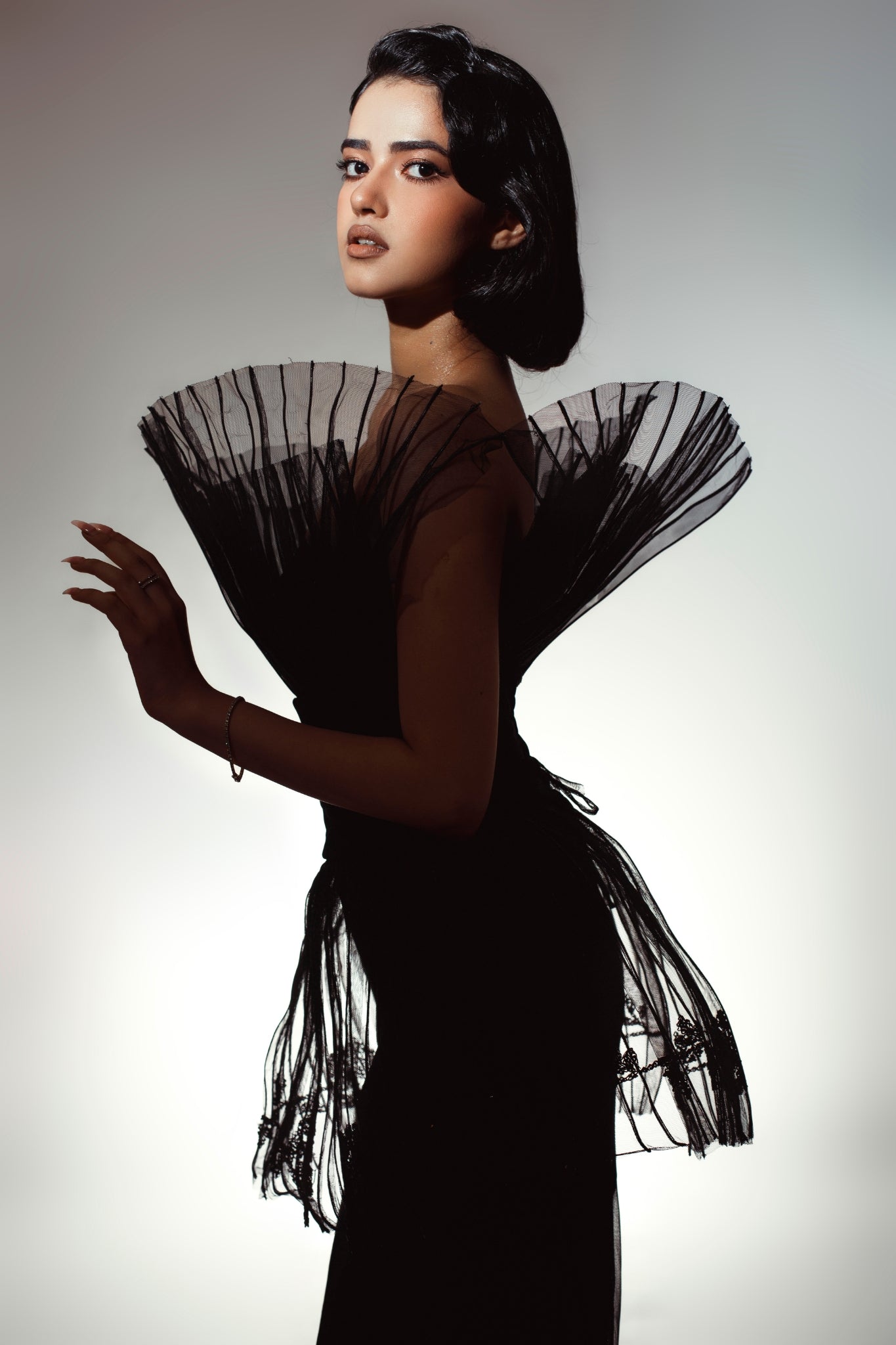 ELSA NILAJ - Floral Structured Corset, buy at DOORS NYC