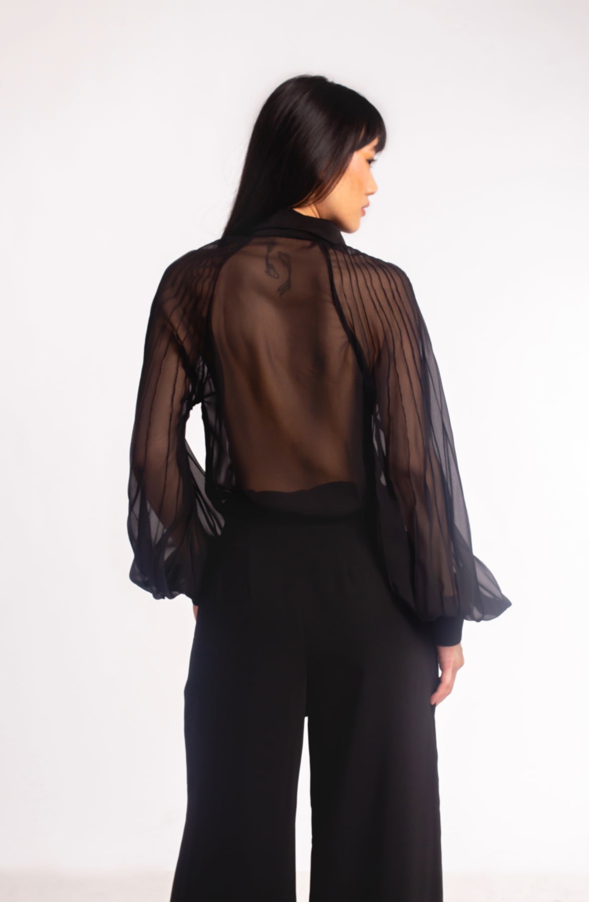 ELSA NILAJ - Embroidered Rose Shirt, buy at DOORS NYC