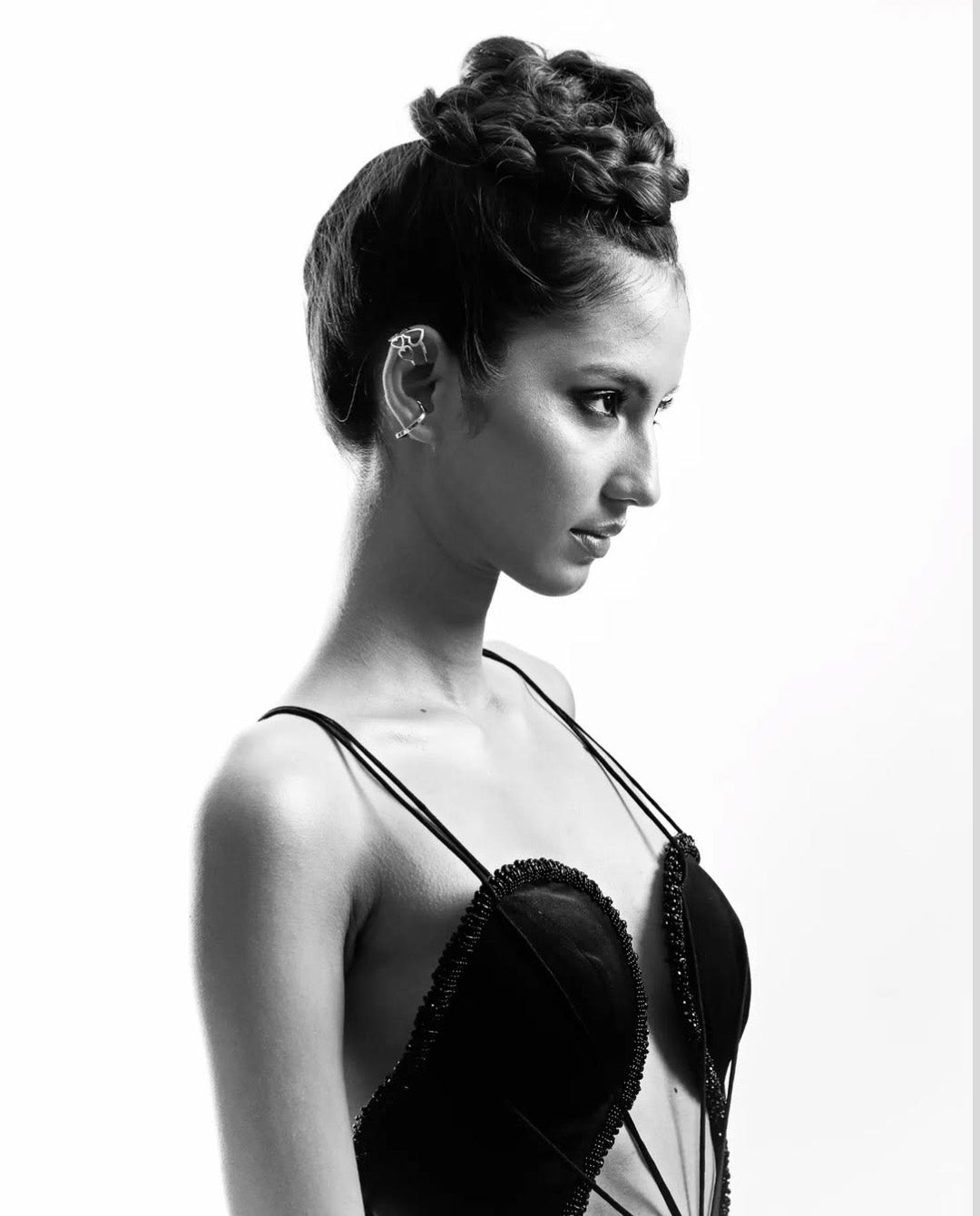 ELSA NILAJ - Black Heart Maxi Dress, buy at DOORS NYC