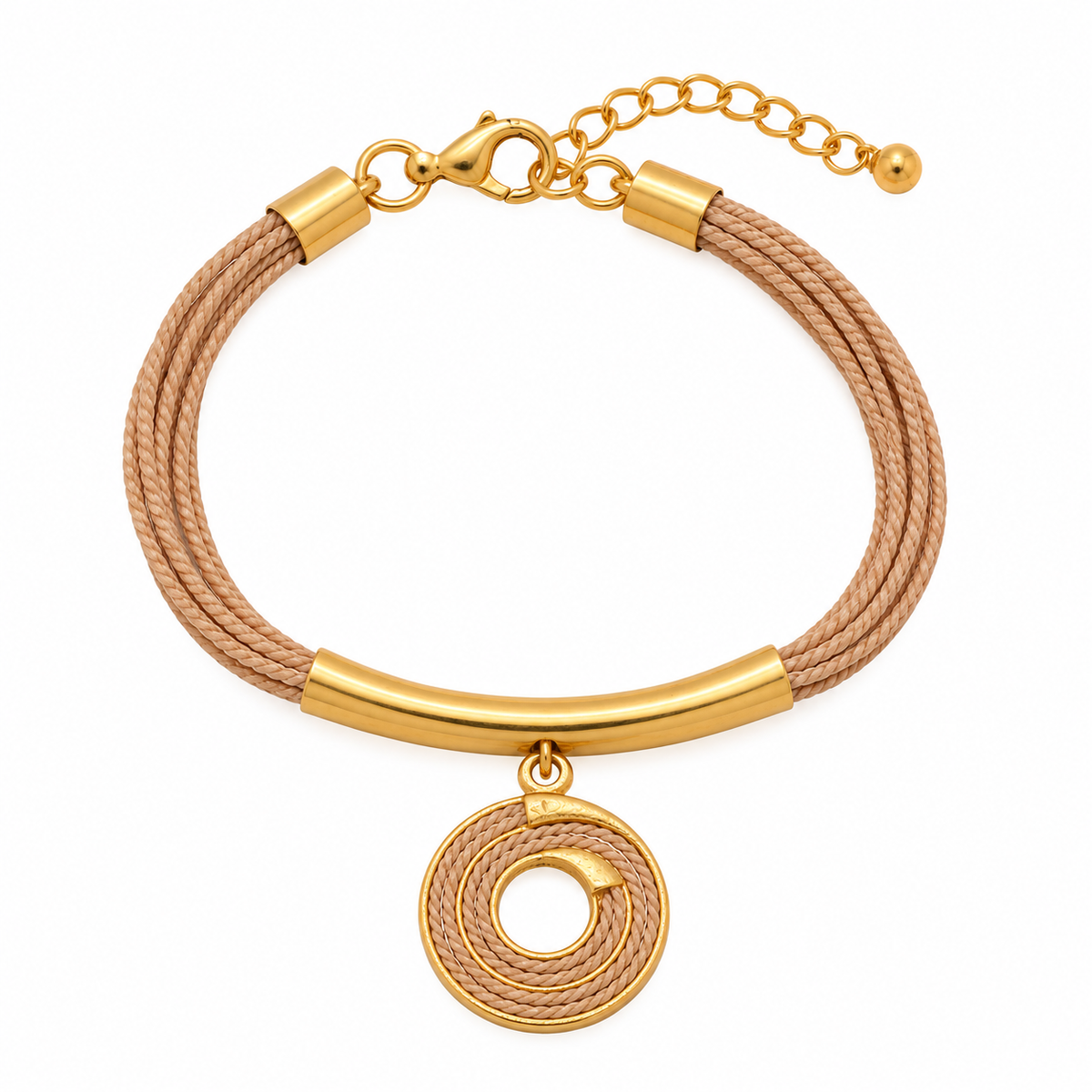 The Spiral Pendant Buriti Bracelet