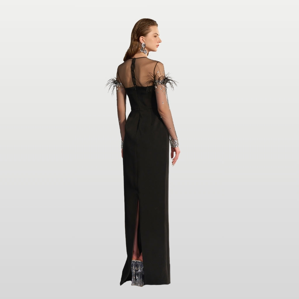 21SIX - Black Drusilla Dress, buy at doors.nyc