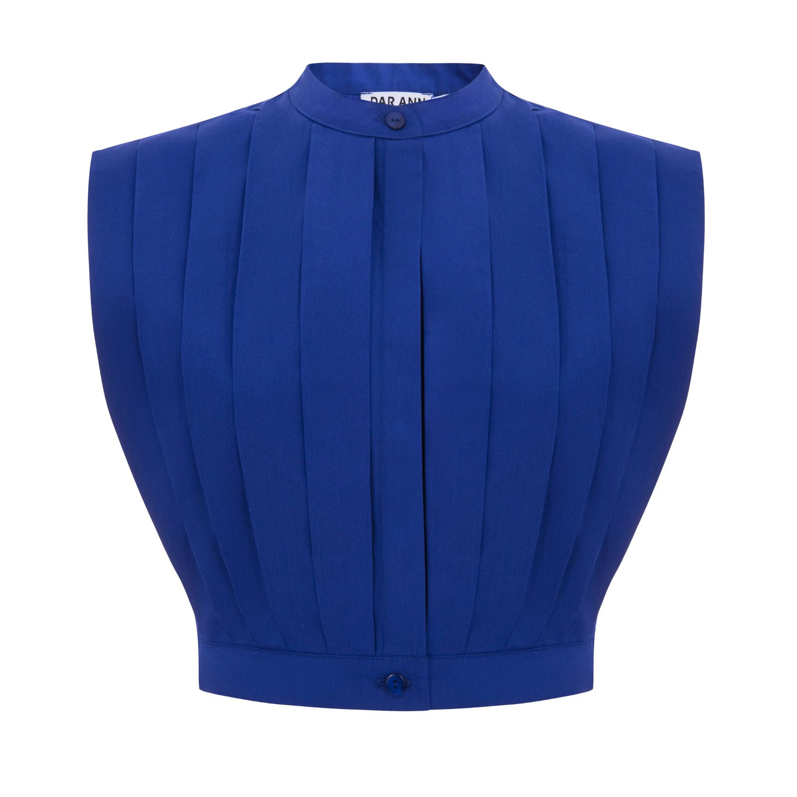 DAR ANN STUDIO - SHELLFISH Top | Blue, buy at DOORS NYC
