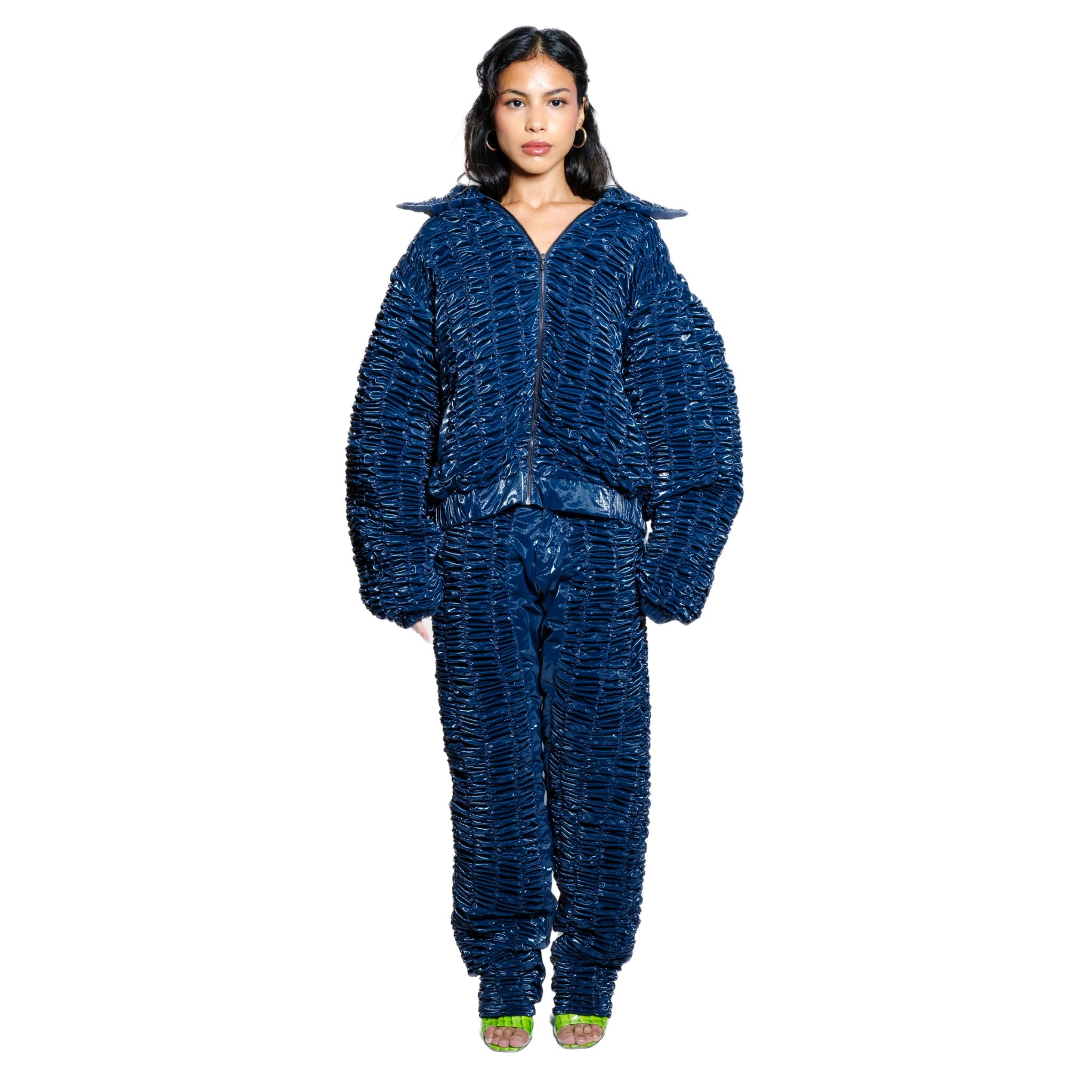 OTKUTYR - Y2K Bomber | Navy, buy at DOORS NYC