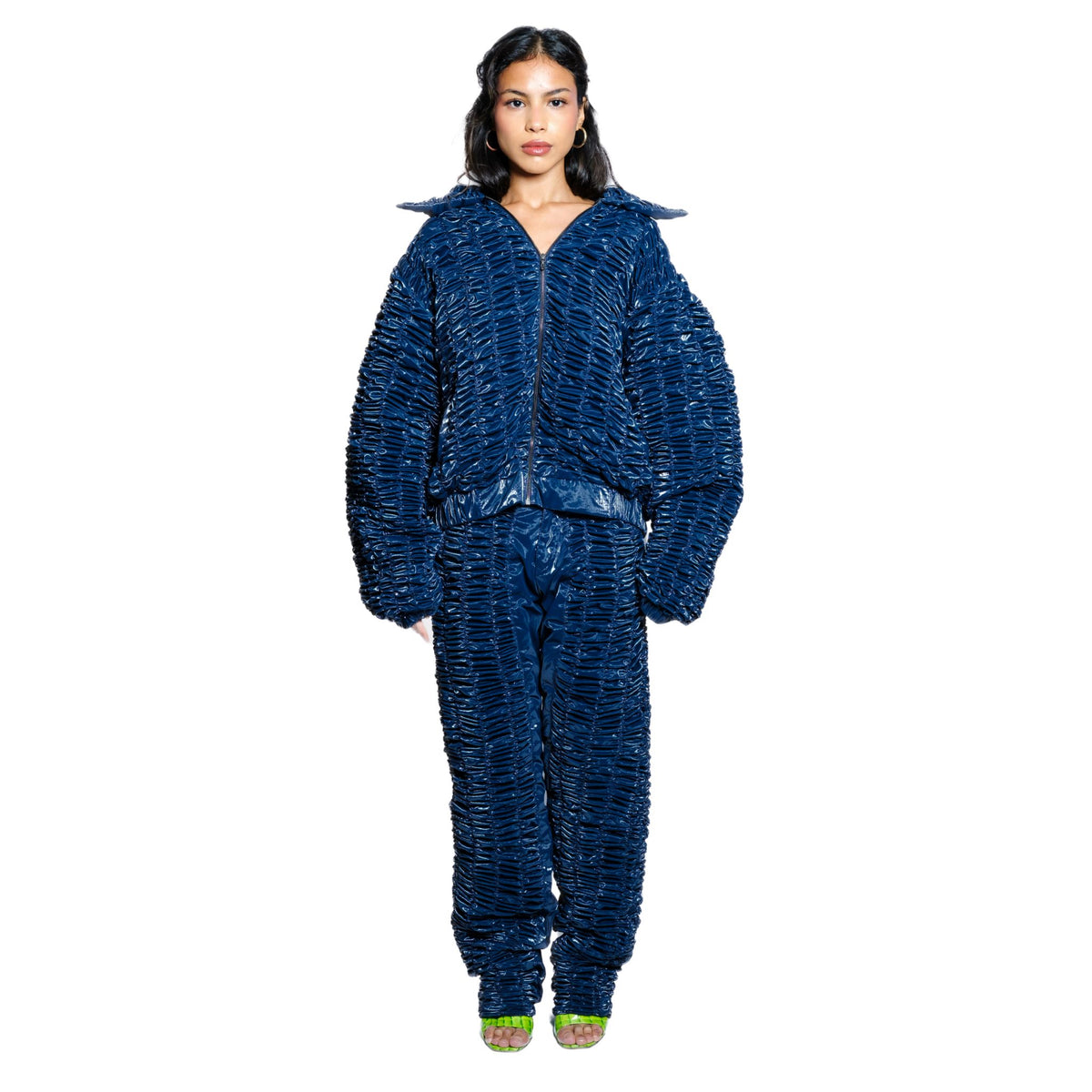 OTKUTYR - Y2K Bomber | Navy, buy at DOORS NYC